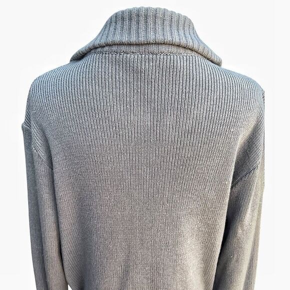 Men’s Vintage Hands Off Gray & Burgundy Suede Sweater Jacket Size Large - Picture 5 of 6